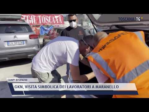 2021-07-29 CAMPI BISENZIO - GKN, VISITA SIMBOLICA DEI LAVORATORI A MARANELLO