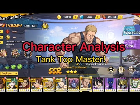 Tank Top Master: SSR Character Analysis | One Punch Man The Strongest
