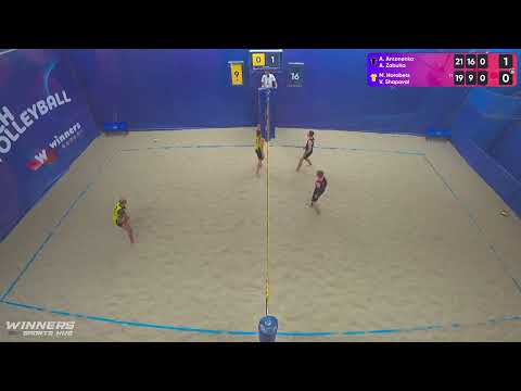 12:15 A. Antonenko / A. Zabuha - M. Horobets / V. Shapoval 24.07.2022 | Winners Beach Volleyball