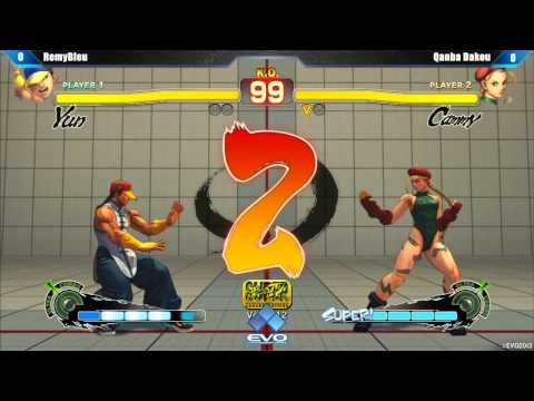 [EVO 2013 SSFIV AE Top 256] RemyBleu (Yun) vs Qanba Dakou (Cammy)