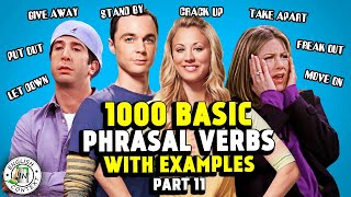 1000 BASIC PHRASAL VERBS | PART 11 | Put Out, Give Away..