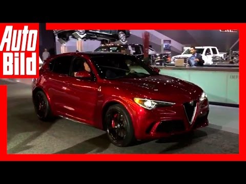 Schnell mit dem Handy AUTO BILD  Quick Shot: Alfa Romeo Stelvio 2016