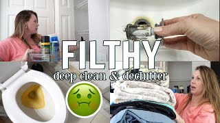 I'M DONE! OVERWHELMED DEEP CLEAN WITH ME | EXTREME CLEANING MOTIVATION