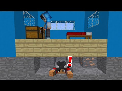 Bygger En Hemmelig Base Under Phoxys Hus I Minecraft!