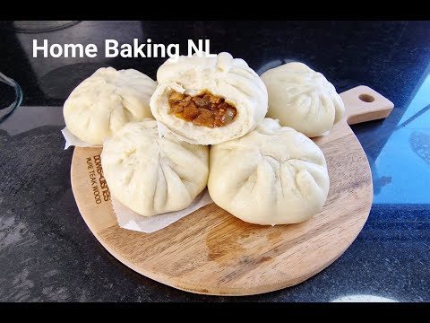 Char Siu Bao / Chinese Steam BBQ Pork Buns Home Made