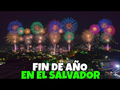 QUEMA DE PÓLVORA DE FIN DE AÑO EN EL SALVADOR 