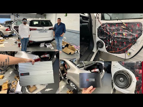 Toyota Fortuner Audio Upgrade At Motor Concept🤝👊🏻