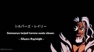 Download lagu Kata-kata Anime | Silvers Rayleigh - Takdir [ One Piece ] mp3