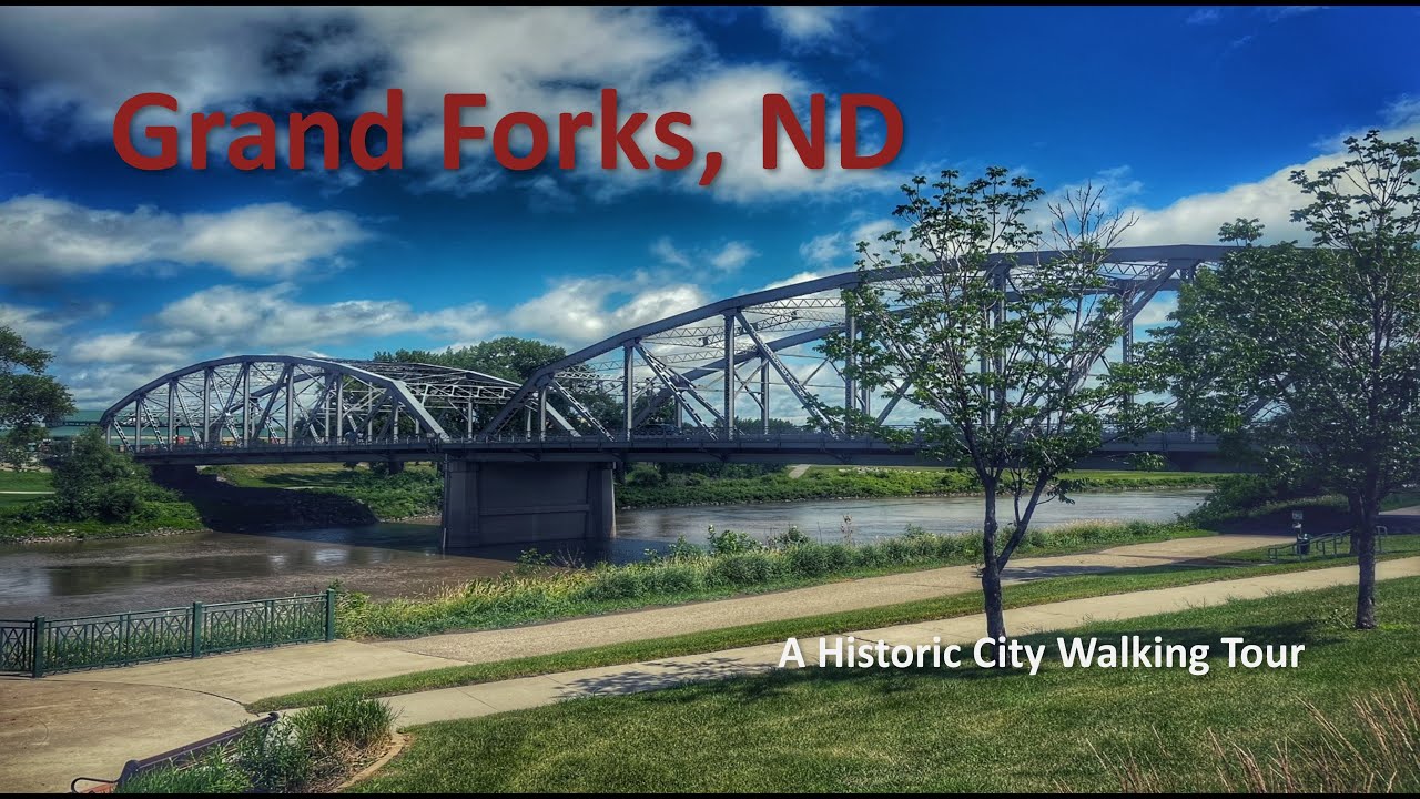 Immersive street-level walking tour through Grand Forks Downtown, United States, showcasing authentic urban landscapes, local architecture, and the vibrant atmosphere of the city's neighborhoods