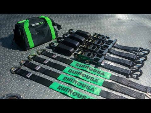 Rhino USA's Heavy Duty 2" Vehicle Tie-Down Kit