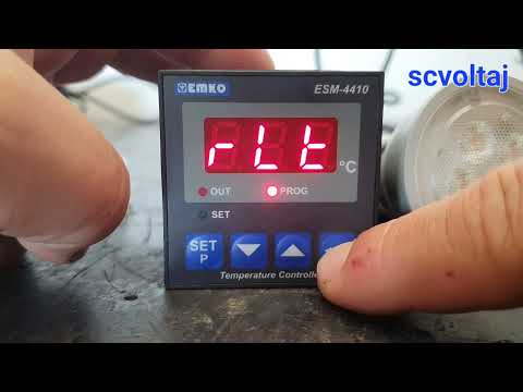 EMKO ESM 4410 SICAKLIK KONTROL CİHAZ PARAMETRE AYARI #scvoltaj #electronic #elektronik #ısıtıcı