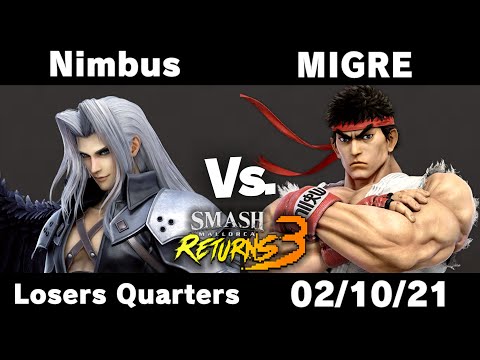 Smash Mallorca Returns 3 - Losers Quarters - Nimbus (Sephiroth, Dr. Mario) VS Migre (Ryu, Terry)