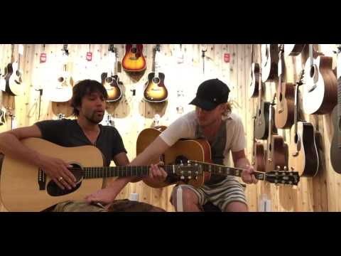 Sneaking into Guitar Center to play the Blues Part 2. Kenny Wayne Shepherd and Noah Hunt