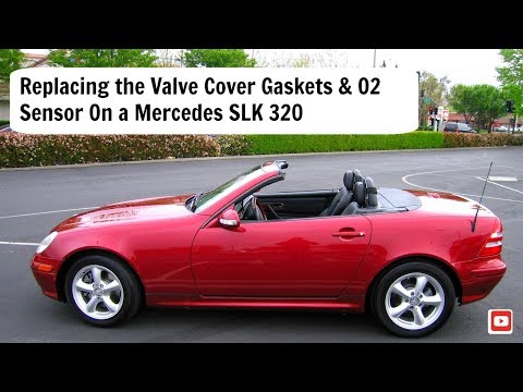 Replacing Valve cover gaskets and a O2 Sensor on a Mercedes SLK320
