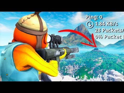 actually having 0 ping on fortnite