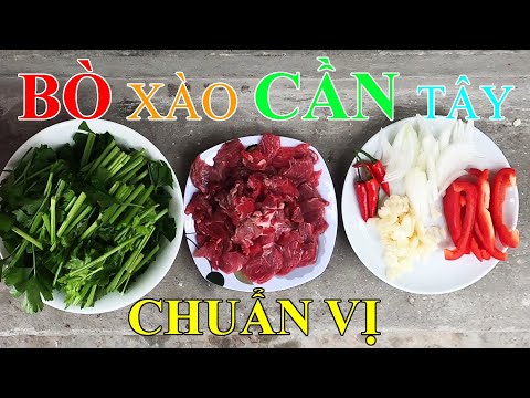 Cách làm BÒ XÀO CẦN TÂY ngon ngất ngây, bò vừa mềm vừa thấm, Bò Xào Cần Tây chuẩn mềm ngon không dai