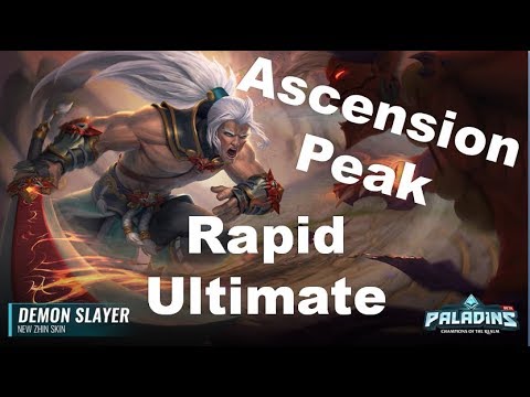 Paladins Patch OB 68 Siege of Ascension Peak Demon Slayer Skin Gameplay