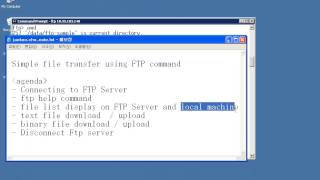 FTP command , Simple  upload / download file
