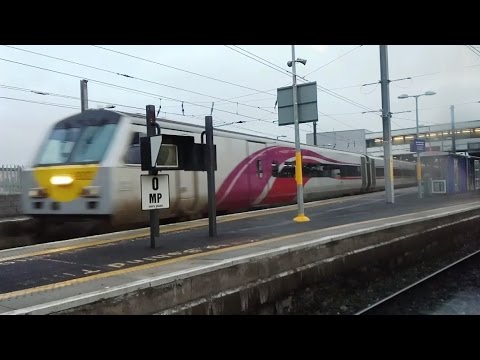 Irish Rail 201 Class Loco 207 + Enterprise Train - Howth Junction, Dublin