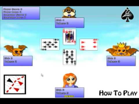 How to play the card game Spades - YouTube