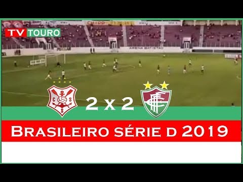 Sergipe 2 x 2 Fluminense de Feira /melhores/gols Brasileiro Série D 11.05.2019 - TV Touro
