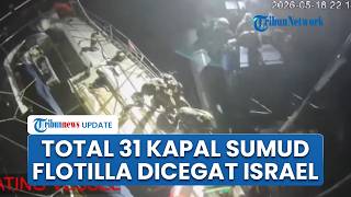 Rekaman Israel Cegat Armada Sumud Flotilla, Total 31 Kapal & 500 Aktivis Kini Hilang Kontak