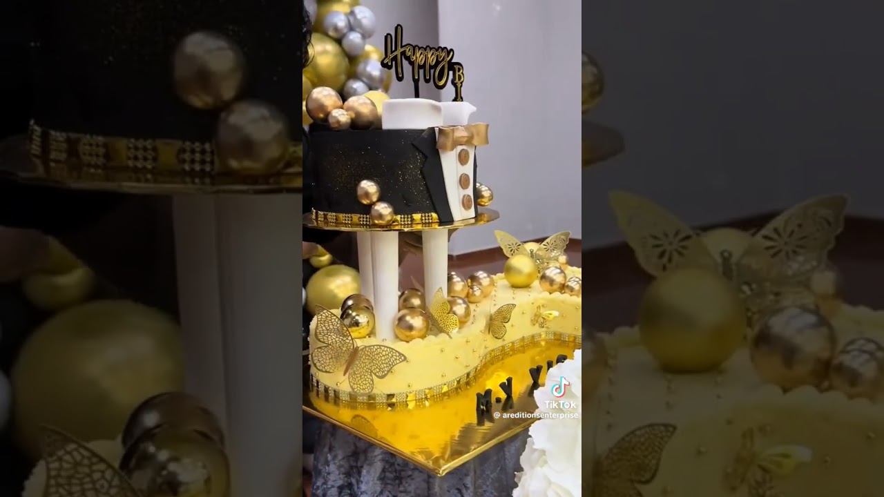 21st Birthday Key Cake | Elegant Custom Cake Design#21stBirthdayCake #KeyCakeDesign #ElegantBirthday