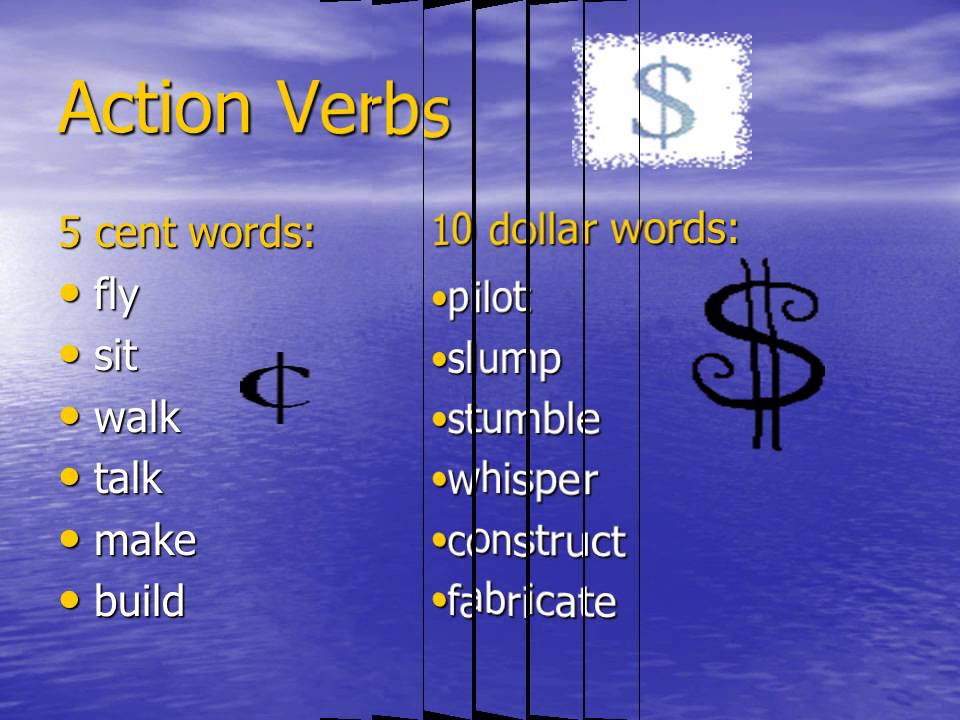 Verbs Power Point 1