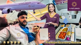 Kolkata to Bangalore Vistara Premium Class Review & Unlimited 5star Food || ₹1000 mein itna kuch 😨