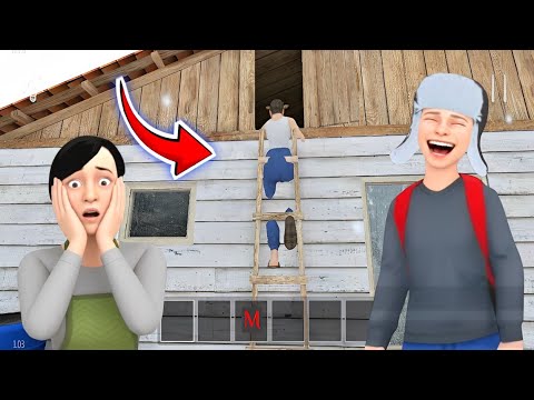 How To Get Gena Stuck On The Stairs In Schoolboy Runaway Stealth | Full Gameplay. 