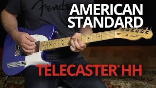 Video thumbnail for American Standard Telecaster® HH Demo | Fender by Fender
