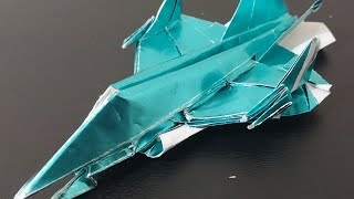 Download lagu How to make Gladiator Alpha, a missile armed origami fighter jet. (8k subs special)  mp3