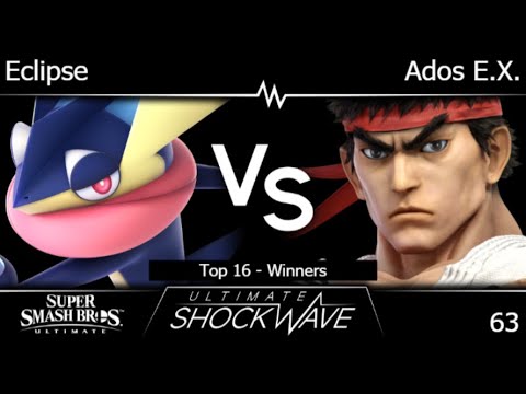 USW 63 - K2S | Eclipse (Greninja) vs Ados E.X. (Ryu) Top 16 - Winners - SSBU
