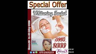Special offers for facials