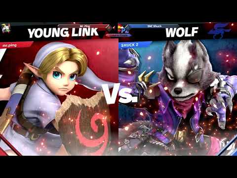 SHC Shuck (Palutena, Wolf) vs Mr Ping (Young Link) - LF