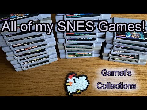 My Entire SNES Game Collection