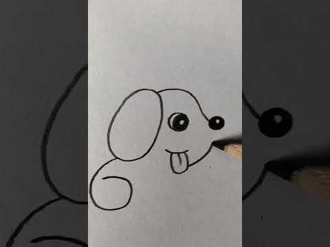 Hund/malen/Zeichnen für Kinder/Basteln mit Kindern.