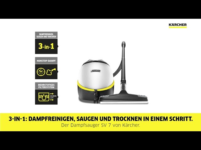 Video Teaser für Kärcher SV 7 Dampfsauger - Anwendung