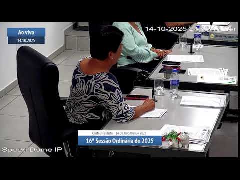 16ª Sessão Ordinária de 2025 - Câmara Municipal de Cristais Paulista