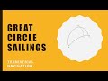 How To Solve Great Circle Sailing Calculations With Intermediate Points Distance Courses Vertex