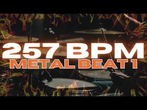 257 BPM - Metal Drum Beat - Loop 1