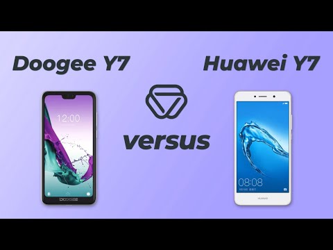 Doogee Y7 vs Huawei Y7 - Vergleich der wichtigsten Unterschiede auf deutsch