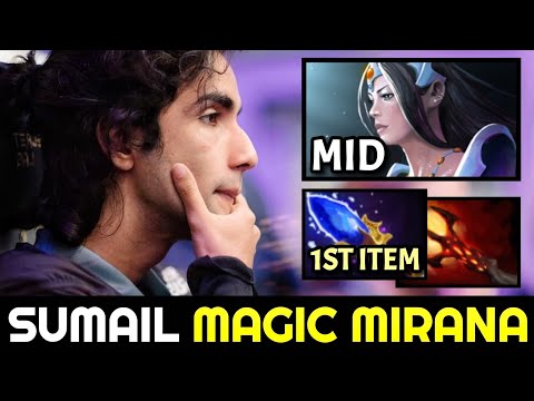 SUMAIL Mirana Magic Build is back — vs 2x Master Tier Dota 2