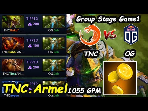Armel - [Alchemist] 1055 GPM | TNC vs OG ESL ONE Birmingham 2019 Game 1 Dota 2