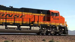 preview picture of video 'Pacing BNSF intermodal along Goffs Road - uncut, 18 minutes'