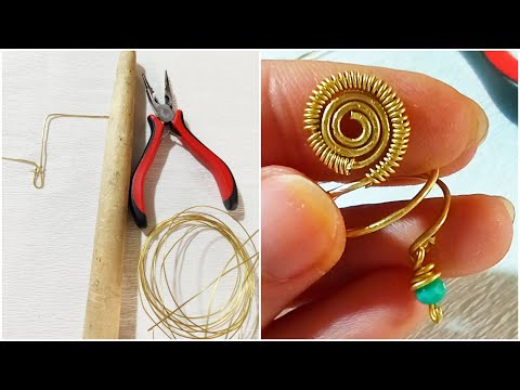 How to Make a Swirl Beaded Wrap Ring: easy & trendy