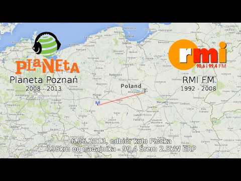 Planeta Poznań 99,4 90,6 (ex. RMI FM) – nagranie z 6.06.2013