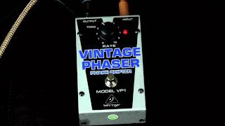Video thumbnail for Behringer Vintage Phaser VP1 by GuitarFXMania