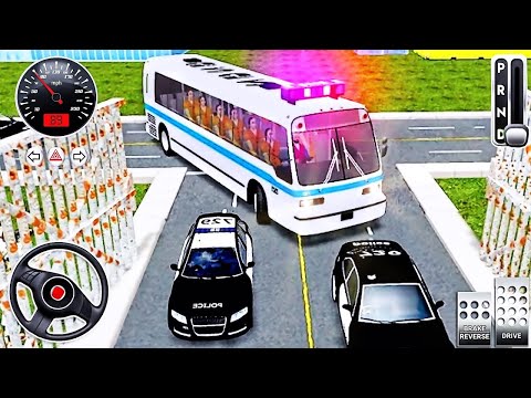 Prison Police Bus Transport 3D - Mobil Bus Police Simulator - Best Android GamePlay