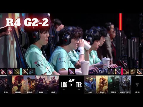 LNG vs TES - Game 2 | Round 4 S14 LPL Summer Playoffs 2024 | LNG Gaming vs Top Esports G2 full